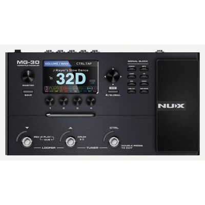 Procesador de efectos y amplificador de guitarra NuX MG-30 - 30 modelos Procesador de efectos y amplificador de guitarra NuX MG-30 - 30 modelos