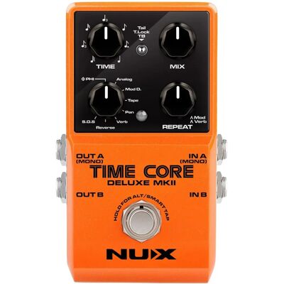NUX Time Core Deluxe MKII Delay Pedal - Multi-Delay Guitar Effects NUX Time Core Deluxe MKII Delay Pedal - Multi-Delay Guitar Effects