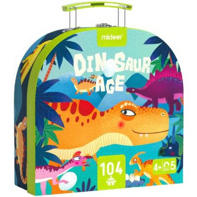 Puzzle Dinosaure Plan Toys - 104 Pièces - Enfants - Fleurs - Publicité Puzzle Dinosaure Plan Toys - 104 Pièces - Enfants - Fleurs - Publicité