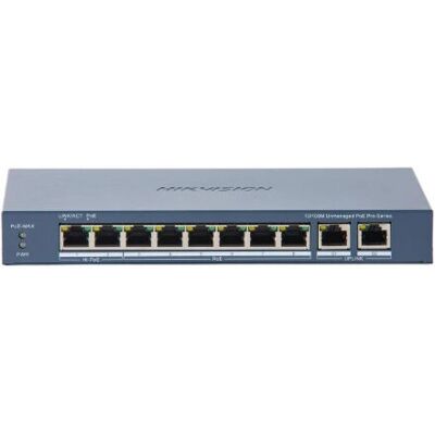 Hikvision DS-3E0310HP-E(C) Netzwerkswitch - Unmanaged, Fast Ethernet, PoE, Blau Hikvision DS-3E0310HP-E(C) Netzwerkswitch - Unmanaged, Fast Ethernet, PoE, Blau