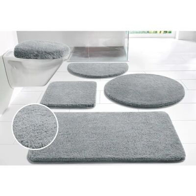 MY HOME Merida Runde Silber Badmatte - Badematte MY HOME Merida Runde Silber Badmatte - Badematte