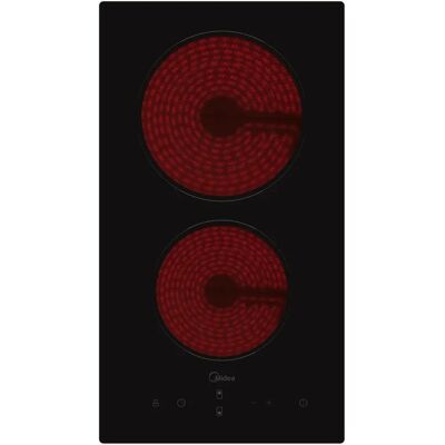 Midea MCH300D111K0 vitrocerámica - 2 zonas, 28,8 cm, Negro Midea MCH300D111K0 vitrocerámica - 2 zonas, 28,8 cm, Negro