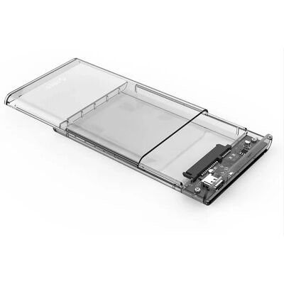 ORICO 2139C3-CR-BP Gehäuse für HDD/SSD - Transparent 2,5" ORICO 2139C3-CR-BP Gehäuse für HDD/SSD - Transparent 2,5"