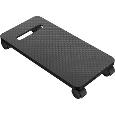 Support pour Ordinateur de Bureau avec Roues - Noir - Support PC Support pour Ordinateur de Bureau avec Roues - Noir - Support PC