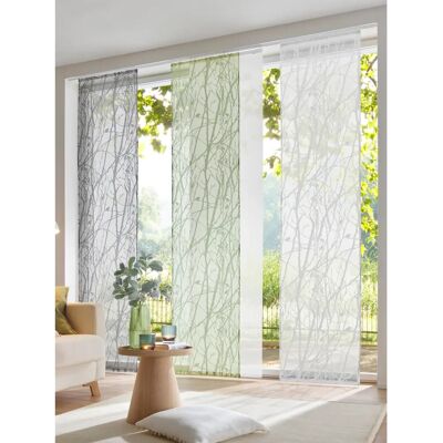 HEINE HOME Model 1 Halftransparante Takkenpatroon Gordijnpaneel HEINE HOME Model 1 Halftransparante Takkenpatroon Gordijnpaneel