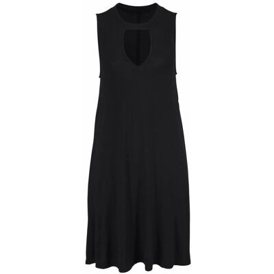 BEACHTIME Modell 42 Schwarzes Casual Sommerkleid mit Taschen BEACHTIME Modell 42 Schwarzes Casual Sommerkleid mit Taschen