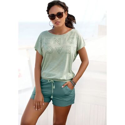 Venice Beach Grünes Model 44/46 T-Shirt - Casual Sportlicher Stil Venice Beach Grünes Model 44/46 T-Shirt - Casual Sportlicher Stil