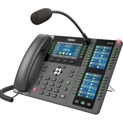 Fanvil X210i IP-Telefon - 20 Linien, Dual LCD, VoIP, IPv6 Fanvil X210i IP-Telefon - 20 Linien, Dual LCD, VoIP, IPv6