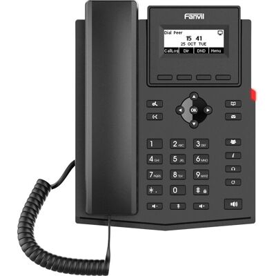 Fanvil X301P - Telefono IP - Nero - 2 Linee - Schermo LCD Fanvil X301P - Telefono IP - Nero - 2 Linee - Schermo LCD