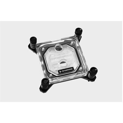 Barrow Intel RGB CPU Wasserblock - Acryl / Schwarz - CPU Wasserkühler Barrow Intel RGB CPU Wasserblock - Acryl / Schwarz - CPU Wasserkühler
