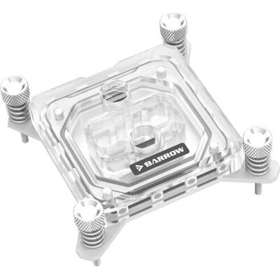 Bloc d’eau CPU RGB en acrylique blanc de Barrow - Refroidisseur liquide Bloc d’eau CPU RGB en acrylique blanc de Barrow - Refroidisseur liquide