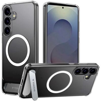 Gennemsigtig hybridcover til Galaxy S25+ - MagSafe kompatibel Gennemsigtig hybridcover til Galaxy S25+ - MagSafe kompatibel