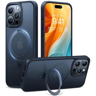 Etui Torras UPRO Ostand Matte - iPhone 15 Pro - Czarny Etui Torras UPRO Ostand Matte - iPhone 15 Pro - Czarny