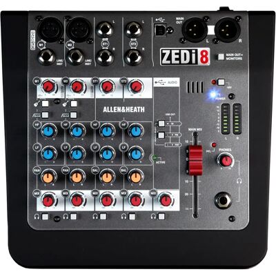 Allen & Heath ZEDi-8 8-channel Mixer USB Interface - Mixer/Audio Interface Allen & Heath ZEDi-8 8-channel Mixer USB Interface - Mixer/Audio Interface