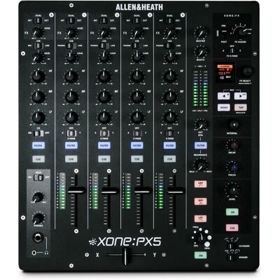 Allen & Heath PX5 DJ keverő - 4+1 csatorna, Analóg, USB, FX, Szűrő Allen & Heath PX5 DJ keverő - 4+1 csatorna, Analóg, USB, FX, Szűrő