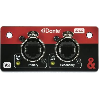 Allen & Heath M-SQ-DANT32 32x32 Dante interface-kort Allen & Heath M-SQ-DANT32 32x32 Dante interface-kort