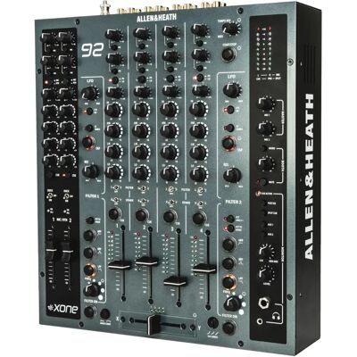 Allen & Heath Xone:92 MK2 Pro DJ Mixer - Analogico, 6+2 Canali, Filtro Leggendario Allen & Heath Xone:92 MK2 Pro DJ Mixer - Analogico, 6+2 Canali, Filtro Leggendario