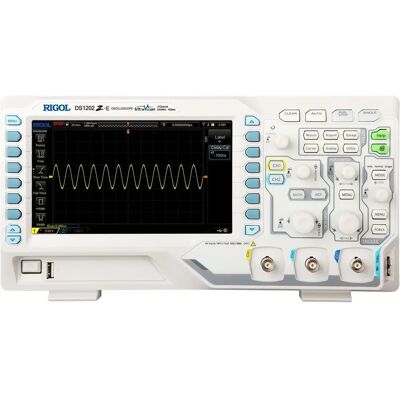 Rigol DS1202Z-E Oscilloscopio digitale - 200MHz, 2 canali, 1 GSa/sec - Oscilloscopio Rigol DS1202Z-E Oscilloscopio digitale - 200MHz, 2 canali, 1 GSa/sec - Oscilloscopio
