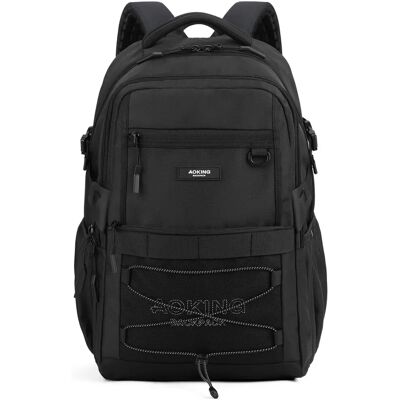 Aoking Schwarze Unisex Rucksack - Rucksack Aoking Schwarze Unisex Rucksack - Rucksack