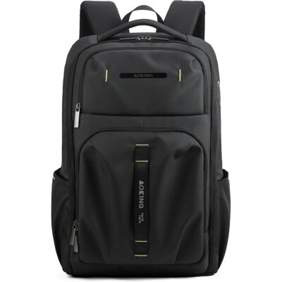 Aoking Zwart Unisex Rugzak - Rugzak Aoking Zwart Unisex Rugzak - Rugzak