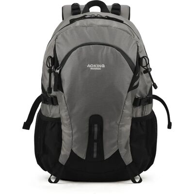 Aoking Grijze Unisex Rugzak Aoking Grijze Unisex Rugzak