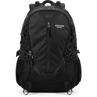 Aoking Unisex Rugzak Zwart - Rugzak Aoking Unisex Rugzak Zwart - Rugzak