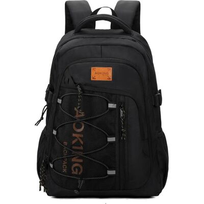 Aoking Schwarzer Unisex Rucksack - Rucksack Aoking Schwarzer Unisex Rucksack - Rucksack