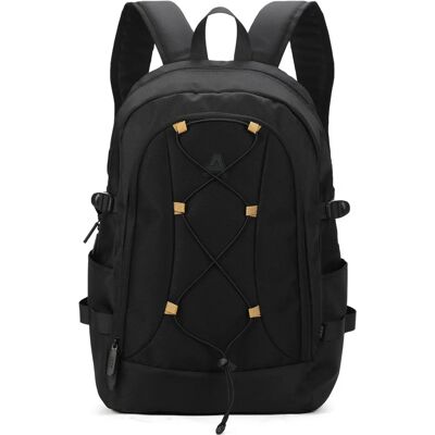 Aoking Zwart Unisex Rugzak - Rugzak Aoking Zwart Unisex Rugzak - Rugzak