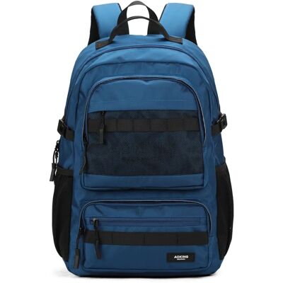 Aoking Rugzak Unisex - Blauw - 35x19,5x49 cm - Rugzak Aoking Rugzak Unisex - Blauw - 35x19,5x49 cm - Rugzak