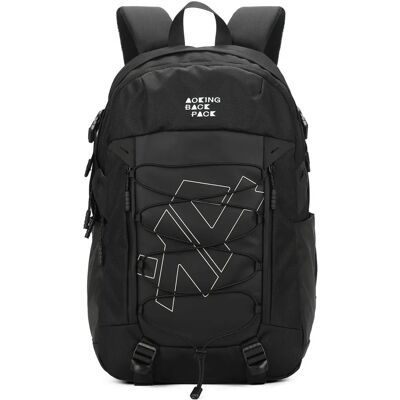 Aoking Schwarzer Unisex Rucksack Aoking Schwarzer Unisex Rucksack