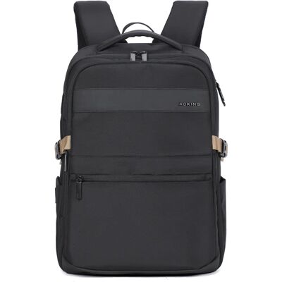 Aoking Rugzak Unisex Zwart - 30x19,5x43,5 cm Rugzak Aoking Rugzak Unisex Zwart - 30x19,5x43,5 cm Rugzak