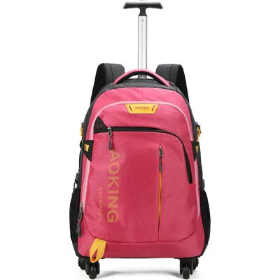 Aoking Fuchsia Unisex Rugzak - 34x24x48 cm Aoking Fuchsia Unisex Rugzak - 34x24x48 cm