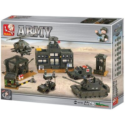 Sluban M38-B7100 Modular Army Headquarters - Building Set Sluban M38-B7100 Modular Army Headquarters - Building Set