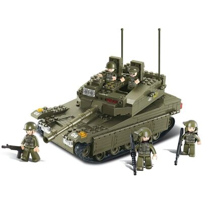 Tank dell'Esercito Merkava M38-B0305 di Sluban - Set di costruzione Tank dell'Esercito Merkava M38-B0305 di Sluban - Set di costruzione