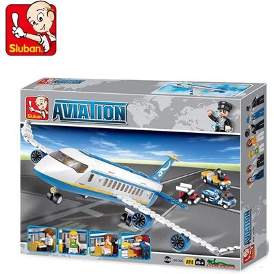 Set di mattoncini Skybus di Sluban - Edificio passeggeri Set di mattoncini Skybus di Sluban - Edificio passeggeri