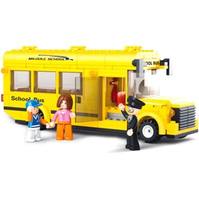 Sluban Iskola Busz diákokkal és Sofőrrel - Építőjáték 6+ Sluban Iskola Busz diákokkal és Sofőrrel - Építőjáték 6+