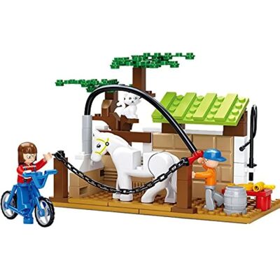 Sluban M38-B0557 - Bouwspeelgoed - Paardenwasplaats Sluban M38-B0557 - Bouwspeelgoed - Paardenwasplaats