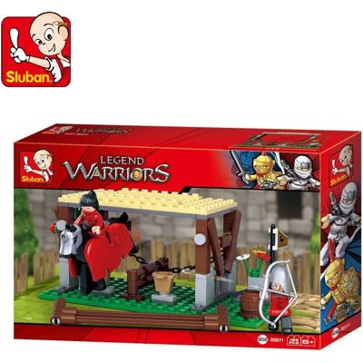 Ensemble Legend Warriors Sluban M38-B0611 avec Écurie - 143 pcs Ensemble Legend Warriors Sluban M38-B0611 avec Écurie - 143 pcs