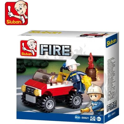 Sluban M38-B0621 Véhicule de Pompiers - Jeu de Construction Sluban M38-B0621 Véhicule de Pompiers - Jeu de Construction
