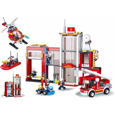 Caserne de pompiers Sluban - Construisez une station complète avec véhicules - Publicité Caserne de pompiers Sluban - Construisez une station complète avec véhicules - Publicité