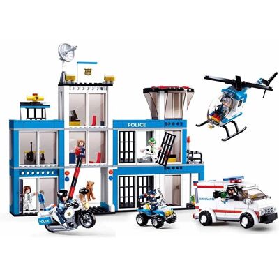Sluban Polizei Police II - Polizeistation - Bauspielzeug Sluban Polizei Police II - Polizeistation - Bauspielzeug