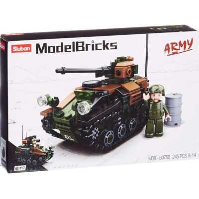 Sluban M38-B0750 - Leichter Panzer - Modellbausatz Sluban M38-B0750 - Leichter Panzer - Modellbausatz