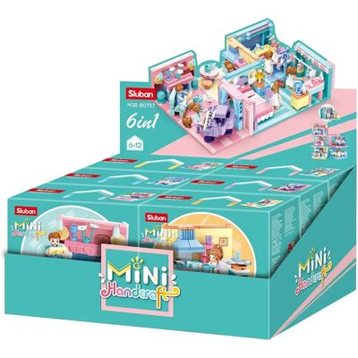 Sluban Mini-Artesanía Junior Casa de 6 Habitaciones - Juego Sluban Mini-Artesanía Junior Casa de 6 Habitaciones - Juego