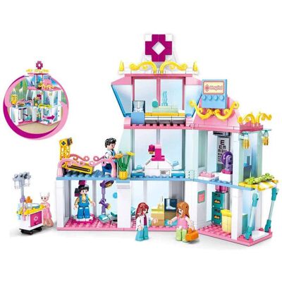 Sluban M38-B0799 - Rosa Krankenhaus Bausatz - Konstruktionsspielzeug Sluban M38-B0799 - Rosa Krankenhaus Bausatz - Konstruktionsspielzeug