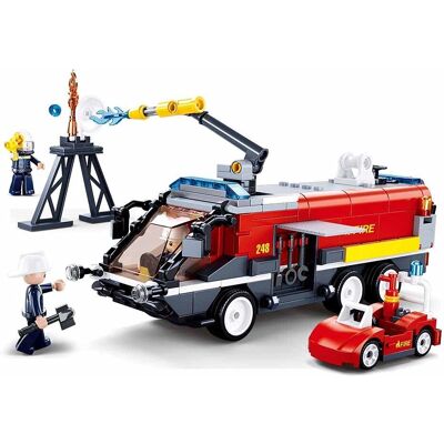 Sluban - Feuerwache Flughafen Rettungswagen - Konstruktionsspielzeug Sluban - Feuerwache Flughafen Rettungswagen - Konstruktionsspielzeug