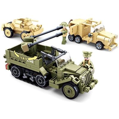 Sluban M38-b0812 - Set Costruzioni Esercito WWII - 552 Pezzi Sluban M38-b0812 - Set Costruzioni Esercito WWII - 552 Pezzi