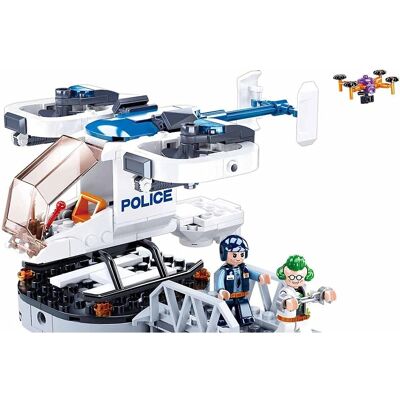 Sluban 161 Stück Polizei Transport Bau Spiel - Bau Spielzeug Sluban 161 Stück Polizei Transport Bau Spiel - Bau Spielzeug