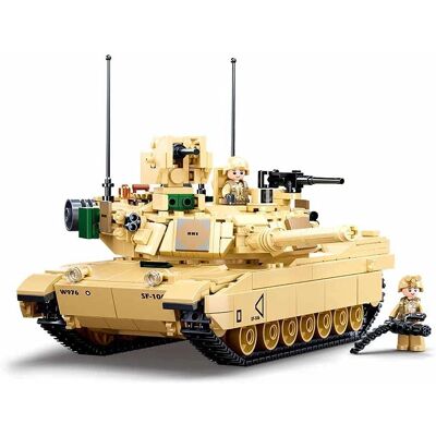 Sluban Abrams Panzer Baustein-Set - 781 Teile - Ab 10 Jahre Sluban Abrams Panzer Baustein-Set - 781 Teile - Ab 10 Jahre