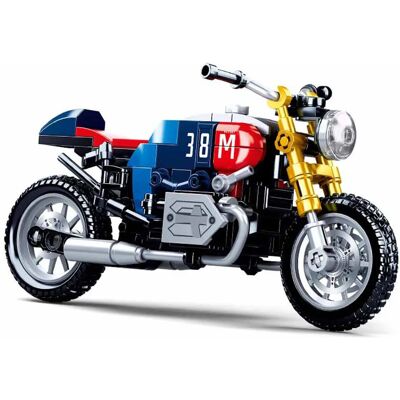 RBA Imports Modellbausteine Serie Sluban Cafe Racer Motorrad - Konstruktionsset für 6+ Jahre RBA Imports Modellbausteine Serie Sluban Cafe Racer Motorrad - Konstruktionsset für 6+ Jahre