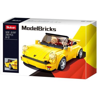 Sluban Marke Porsche 930 Auto 290 Stück Baukasten Sluban Marke Porsche 930 Auto 290 Stück Baukasten